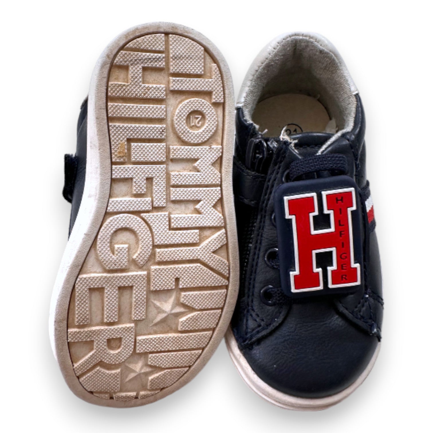 TOMMY HILFIGER - Baskets bleus T et H - 21