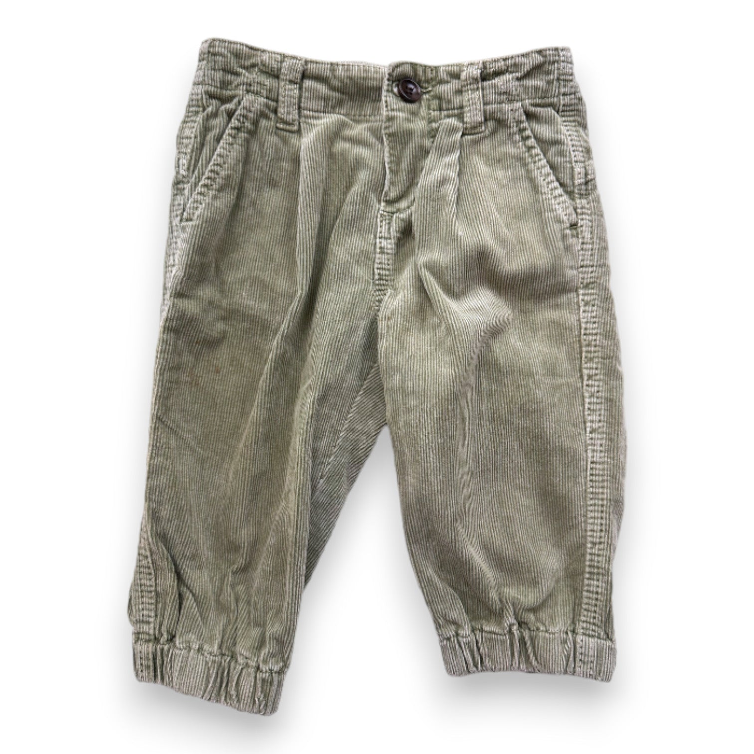 GUCCI - Pantalon vert en velours - 12 mois