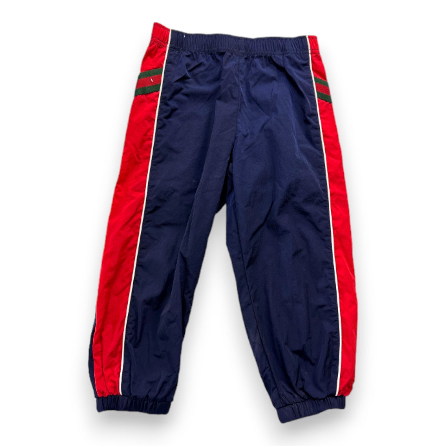 GUCCI - Pantalon de jogging bleu et rouge - 3 ans