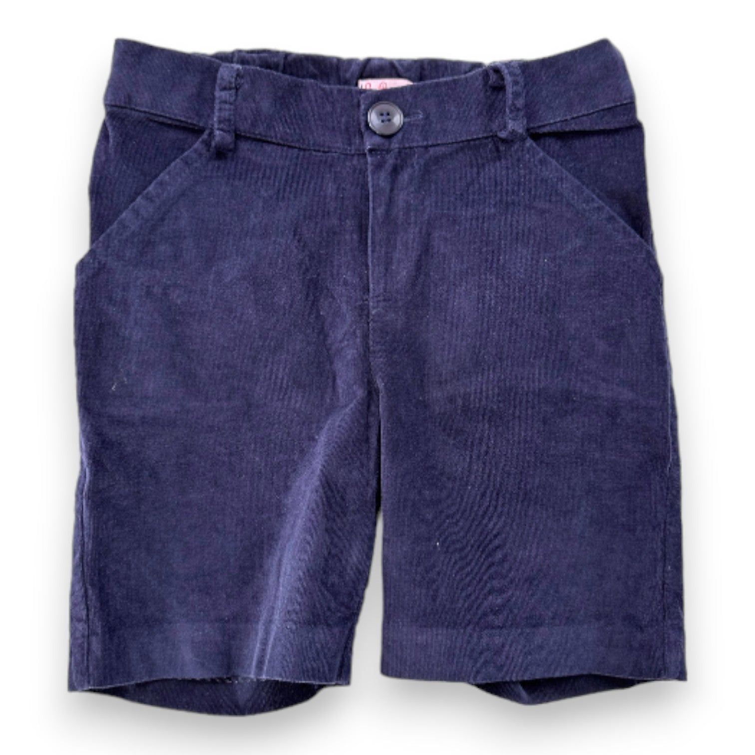 LA COQUETA - Short en velours bleu marine - 3 ans