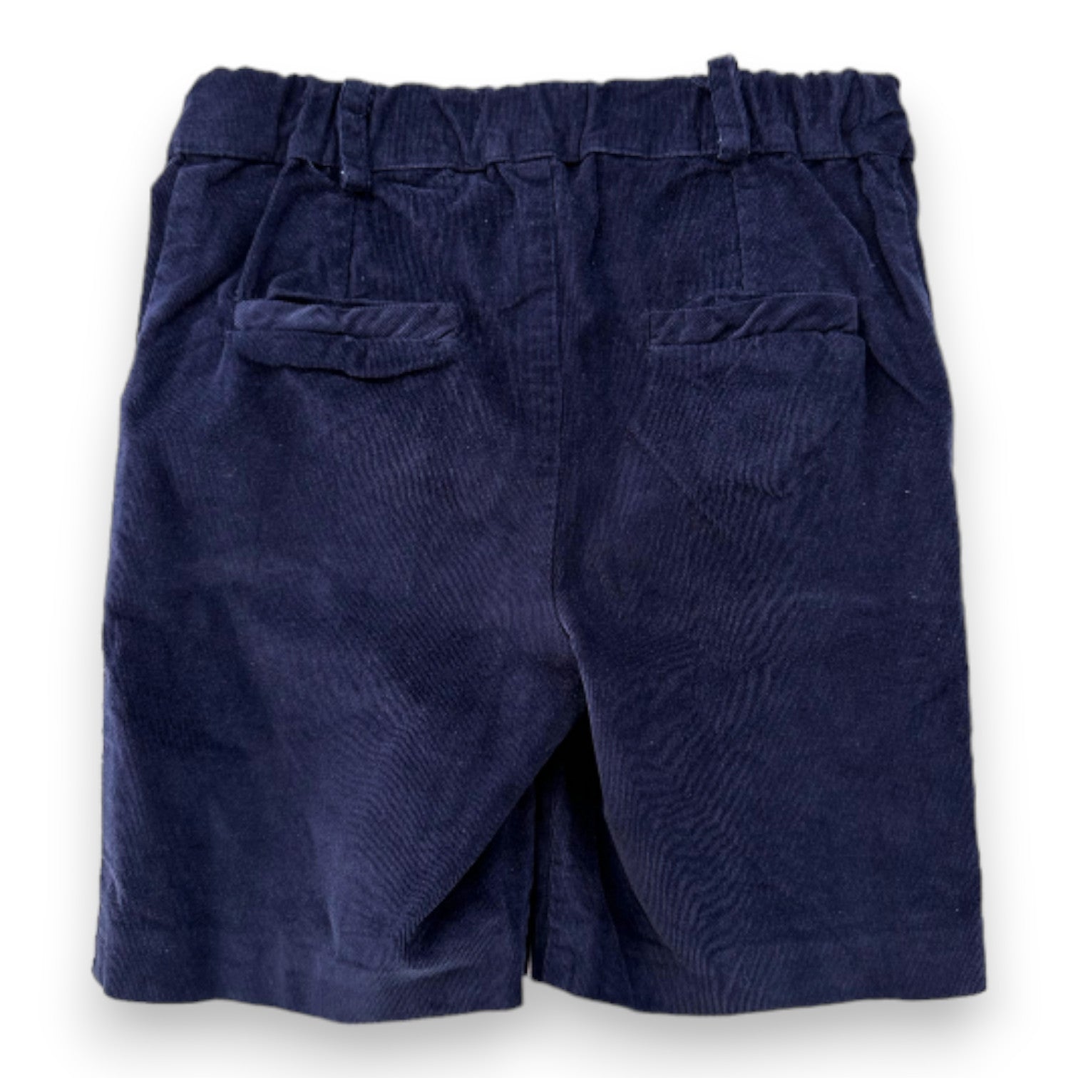 LA COQUETA - Short en velours bleu marine - 3 ans