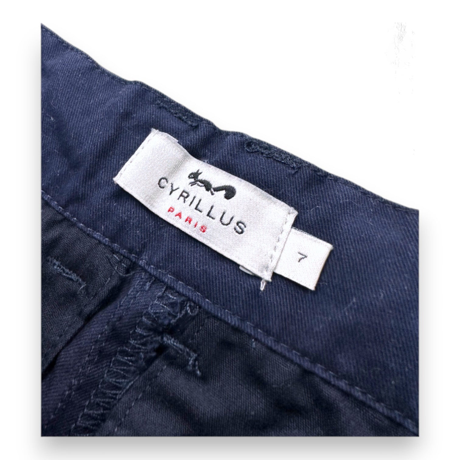 CYRILLUS - Pantalon bleu marine - 7 ans