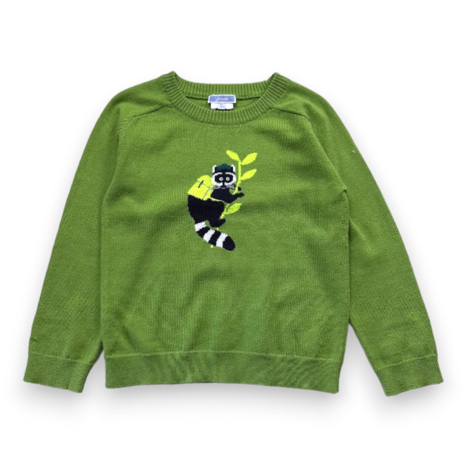 JACADI - Pull vert avec imprimé - 6 ans