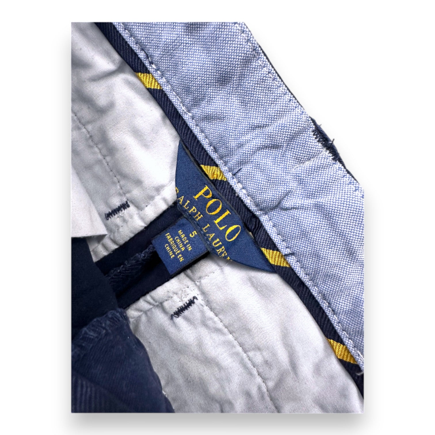 RALPH LAUREN - Pantalon bleu marine - 5 ans