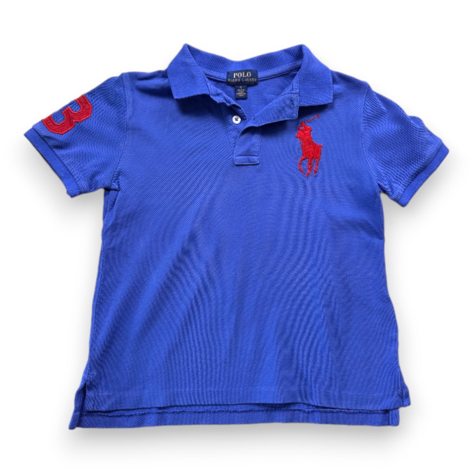 Ralph Lauren - Polo à manches courtes bleu - 5 ans