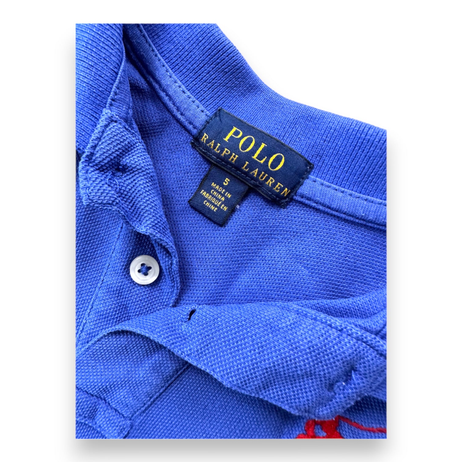 Ralph Lauren - Polo à manches courtes bleu - 5 ans