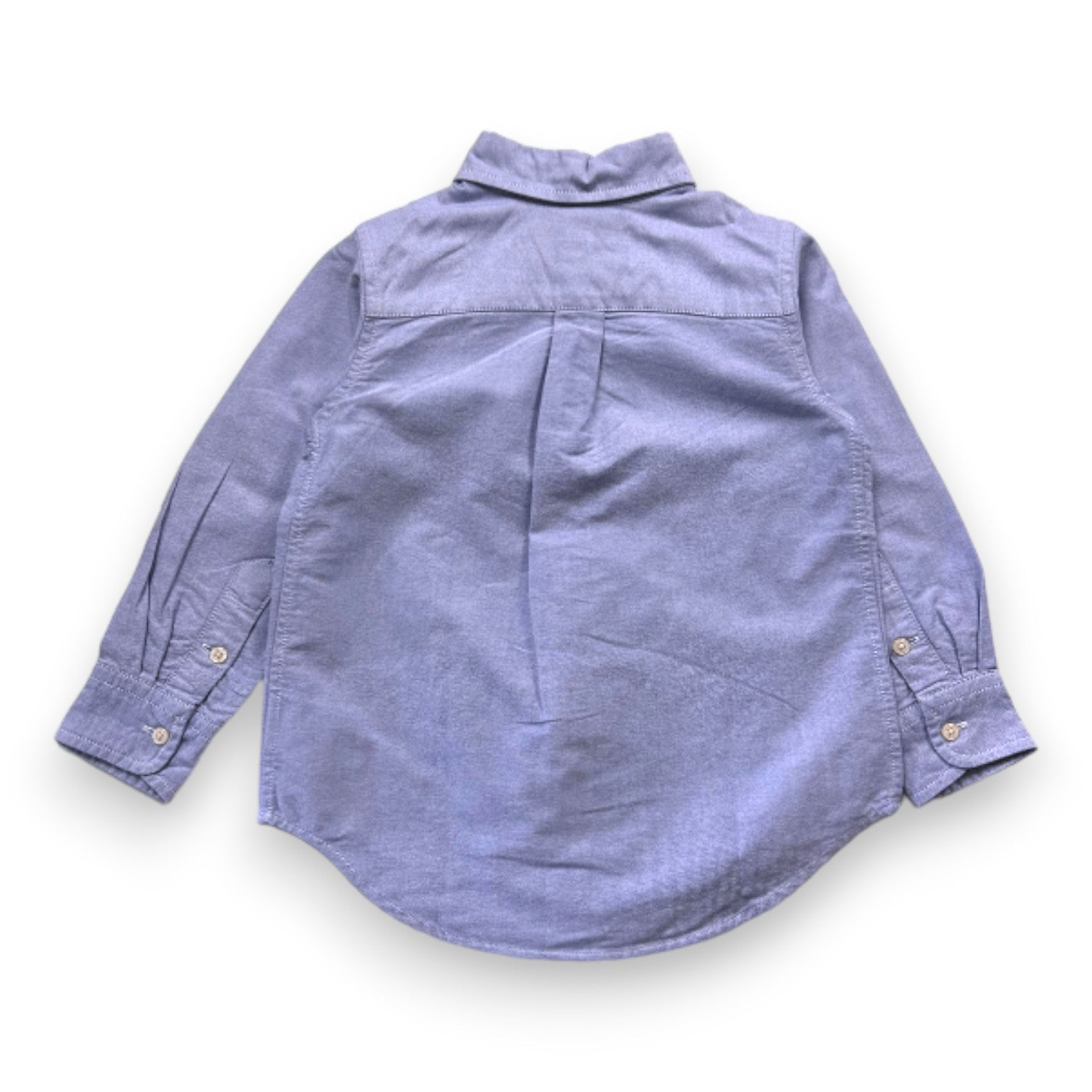 RALPH LAUREN - Chemise bleue à manches longues - 3 ans