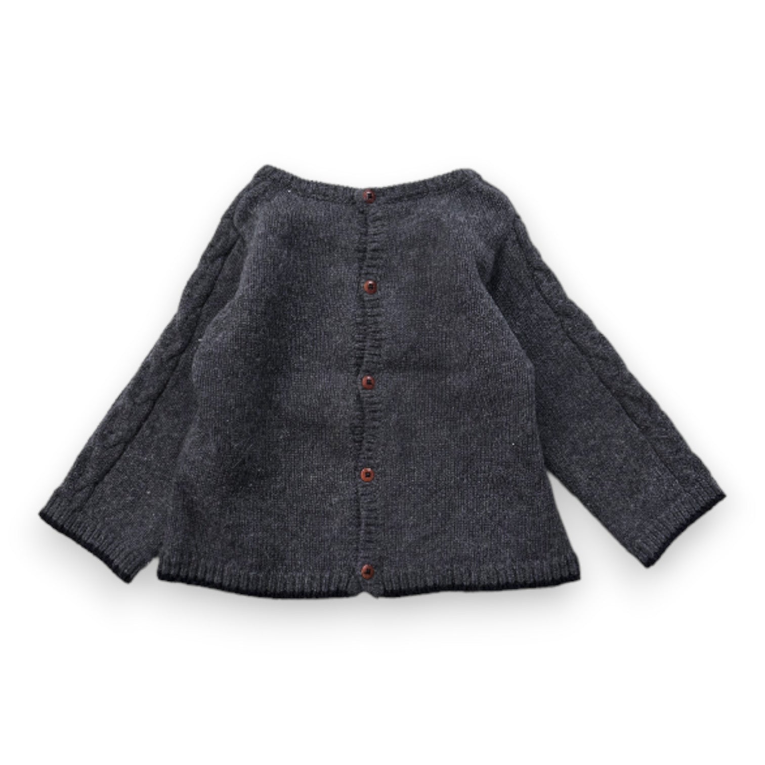 JACADI - Pull gris en laine - 6 mois