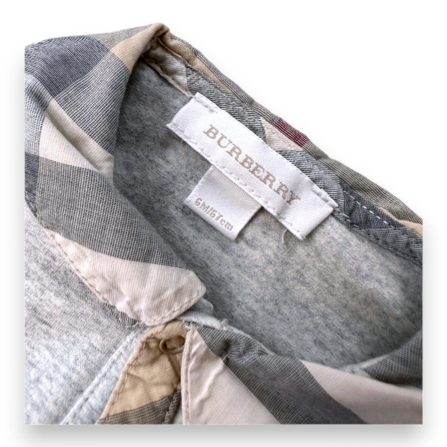 BURBERRY - Pyjama gris - 6 mois