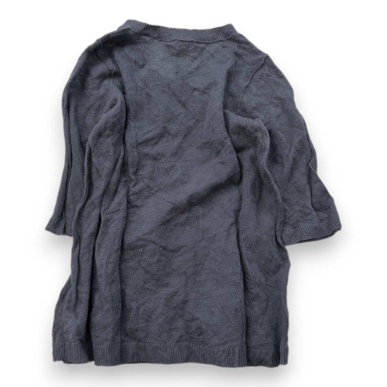 BONPOINT - Pull gris col v neuf - 3 ans