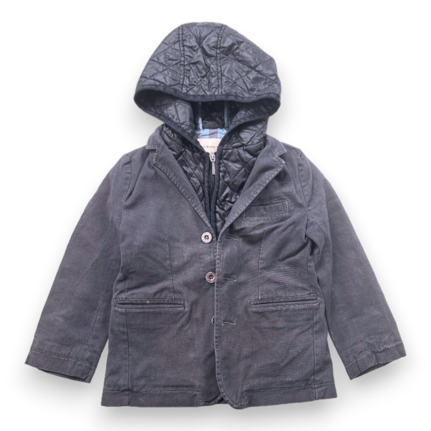 BURBERRY - Veste en jean noire - 5 ans