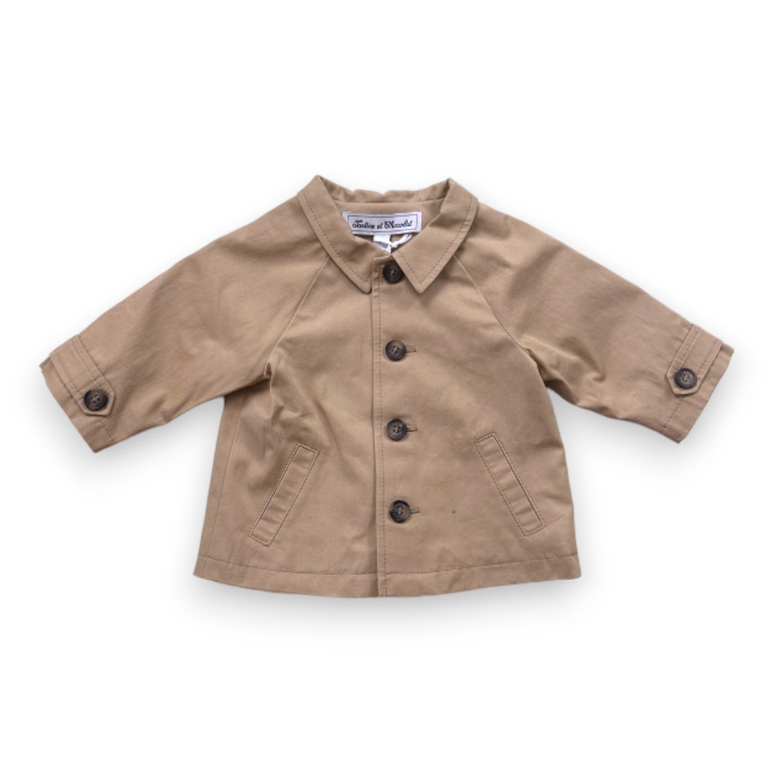 TARTINE & CHOCOLAT - Veste beige neuve - 3 mois