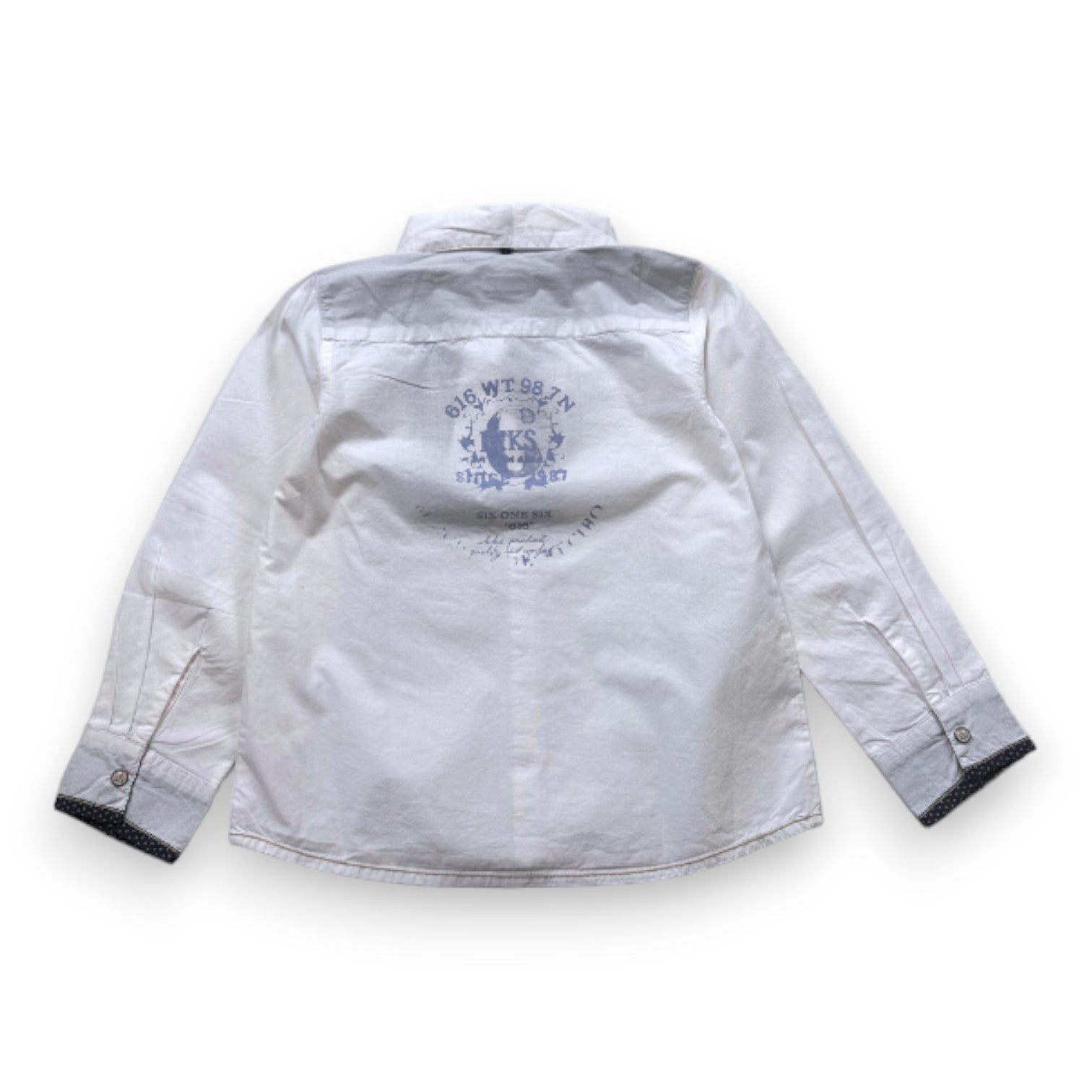 IKKS - Chemise blanche à manches longues neuve - 4 ans