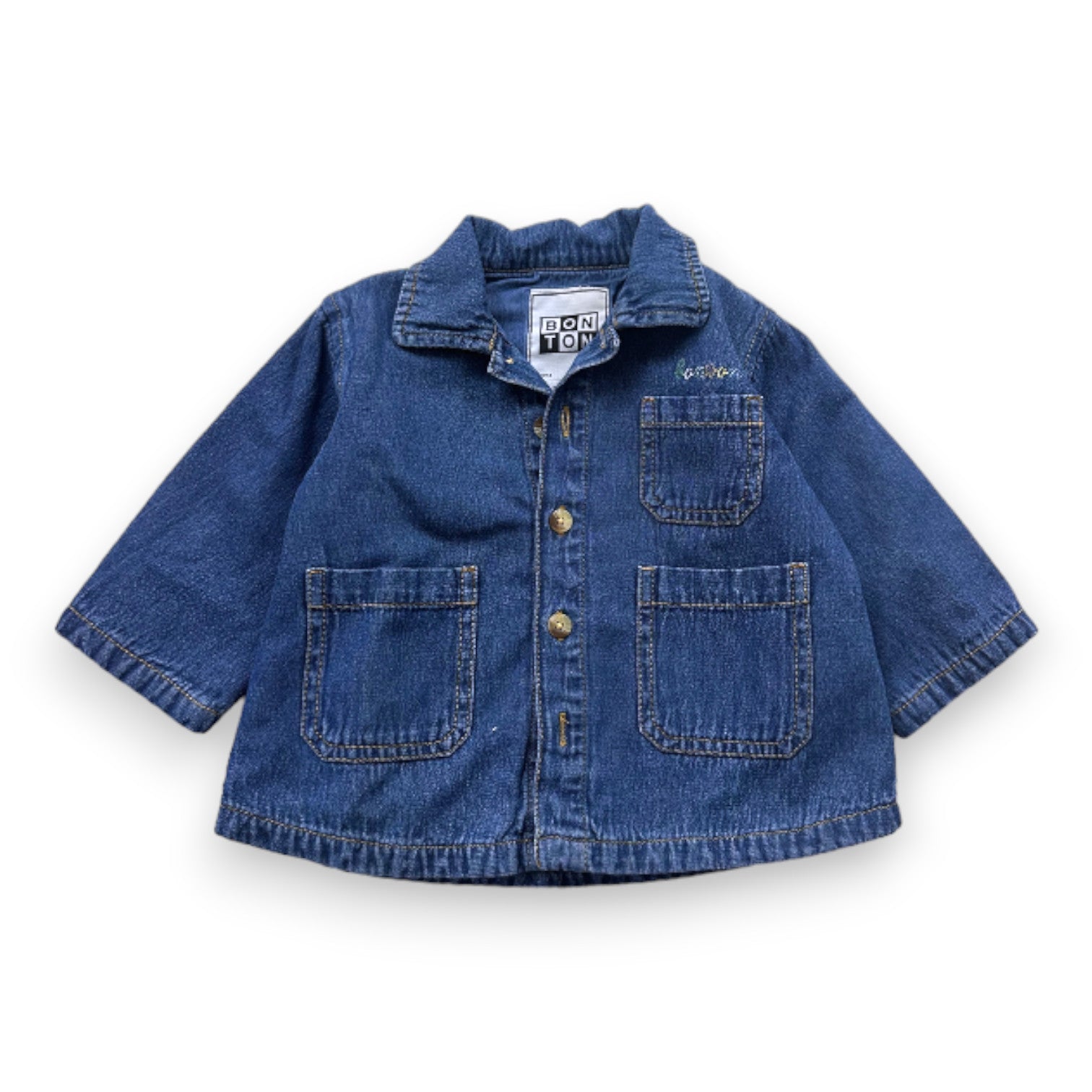 BONTON - Veste en jean bleue - 2 ans