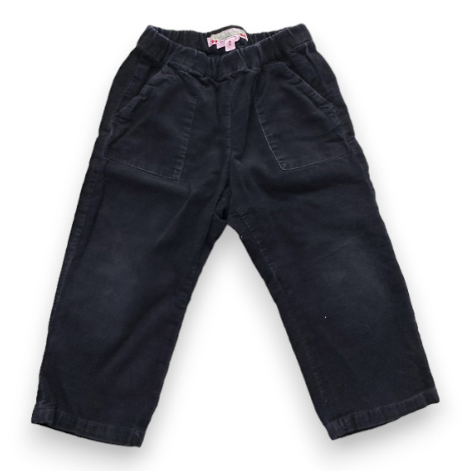 BONPOINT - Pantalon noir en velours - 2 ans