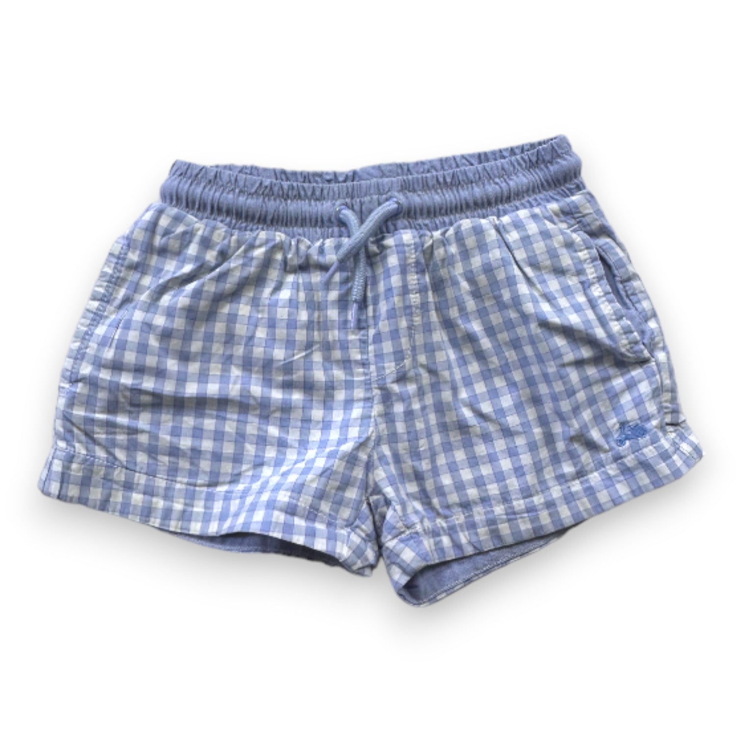 TIZZAS - Short de bain vichy bleu - 2 ans