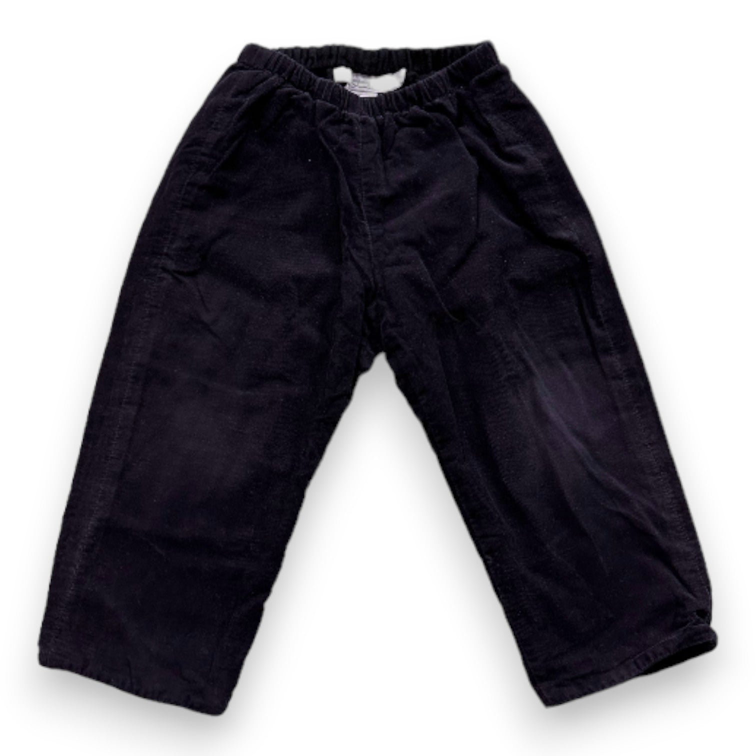 BONPOINT - Pantalon noir en velours - 2 ans