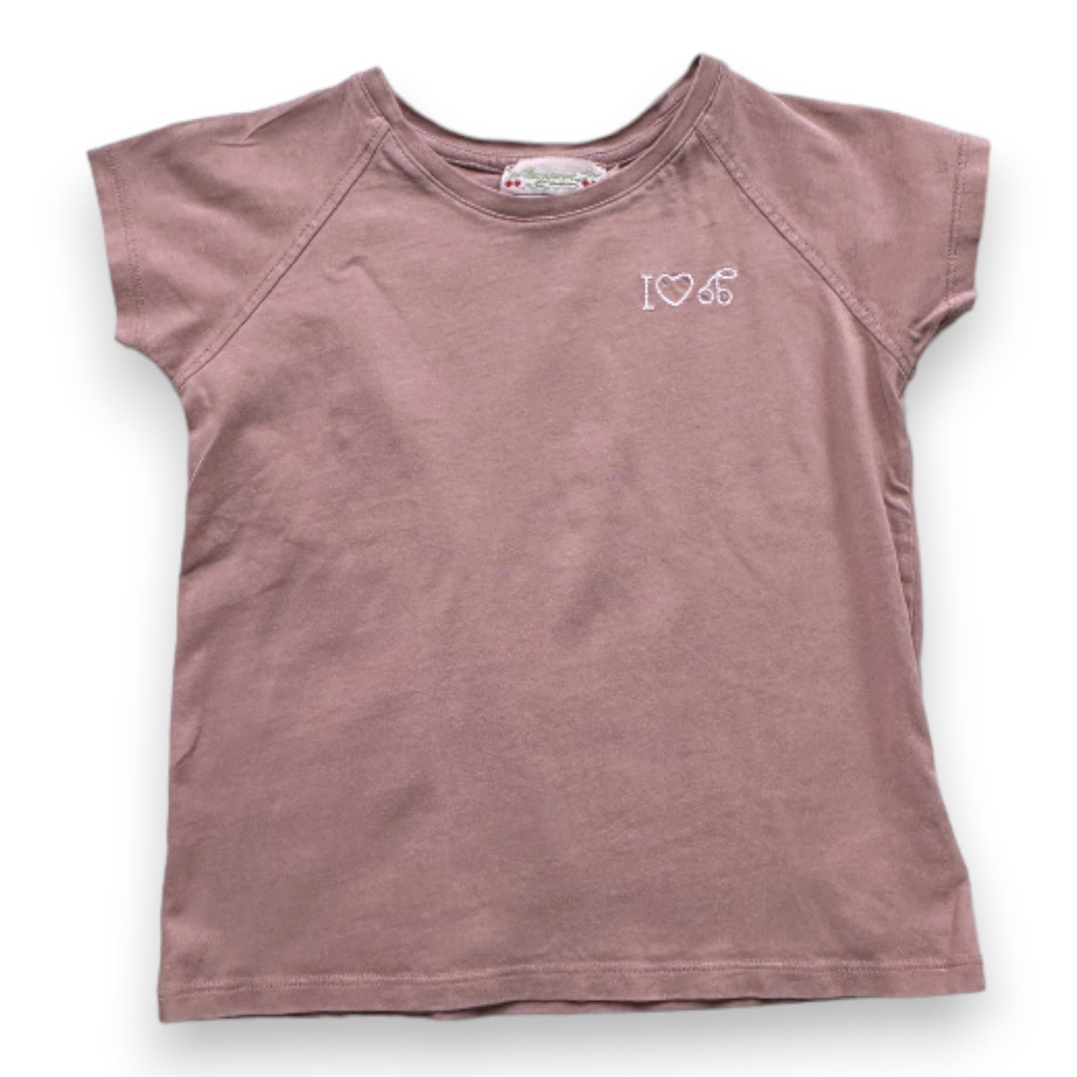 BONPOINT - T-shirt rose à manches courtes - 4 ans