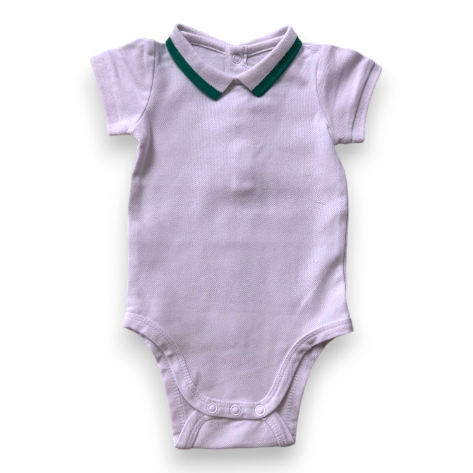 JACADI - Body polo blanc - 3 mois