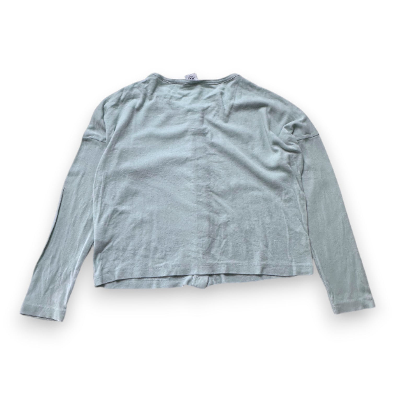 PETIT BATEAU - T-shirt à manches longues bleu - 8 ans