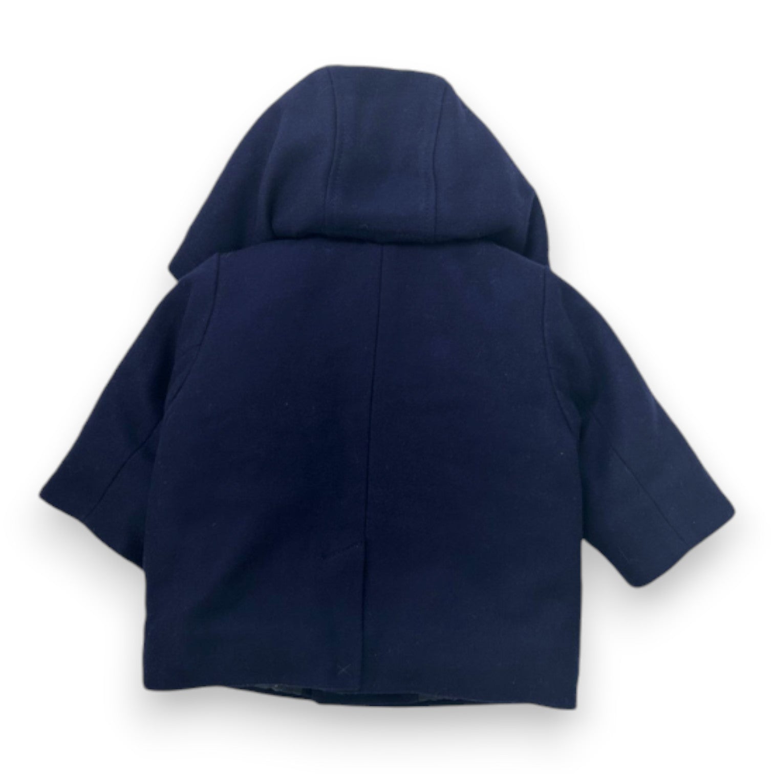 JACADI - Manteau bleu marine en laine - 6 mois