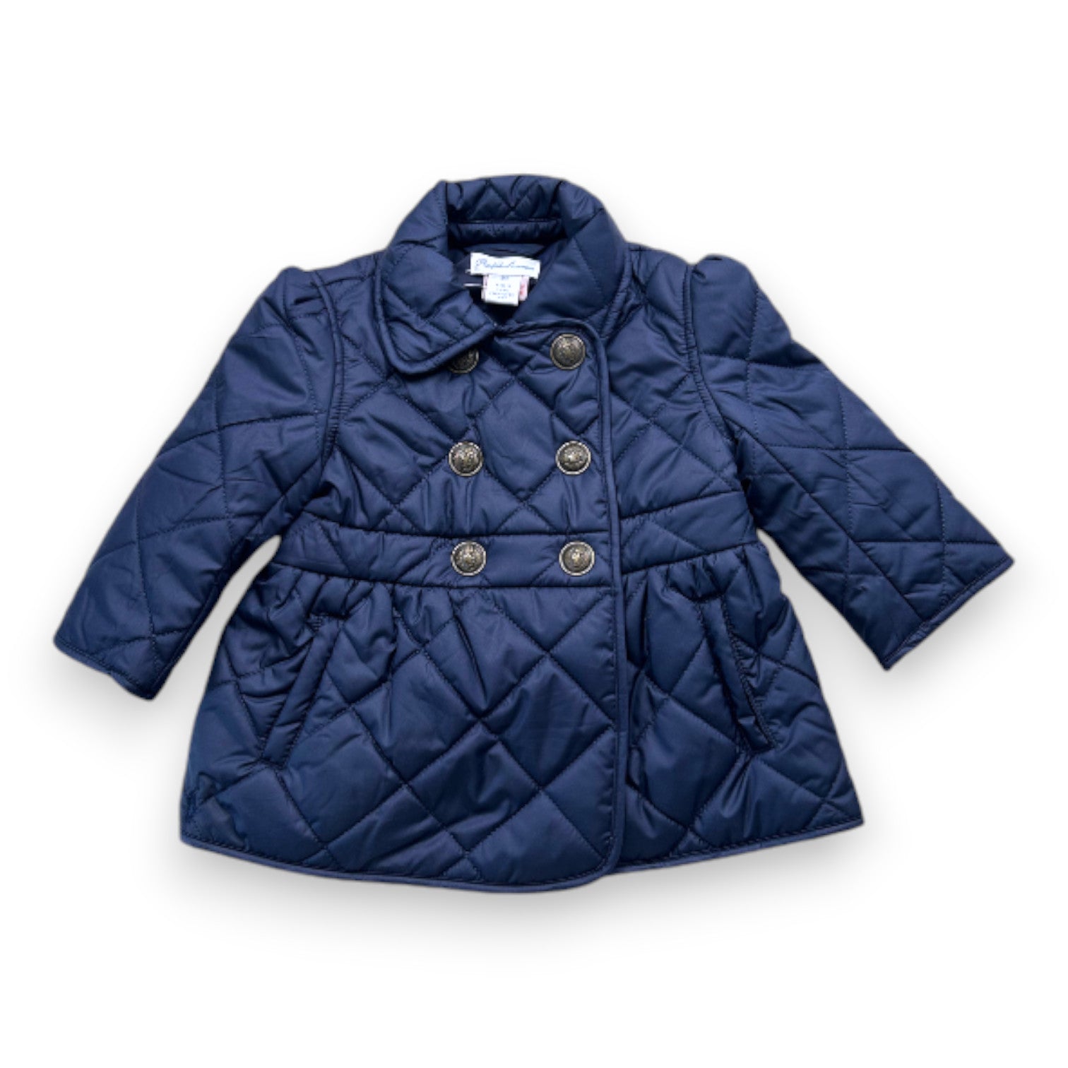 RALPH LAUREN - Doudoune bleu marine - 9 mois