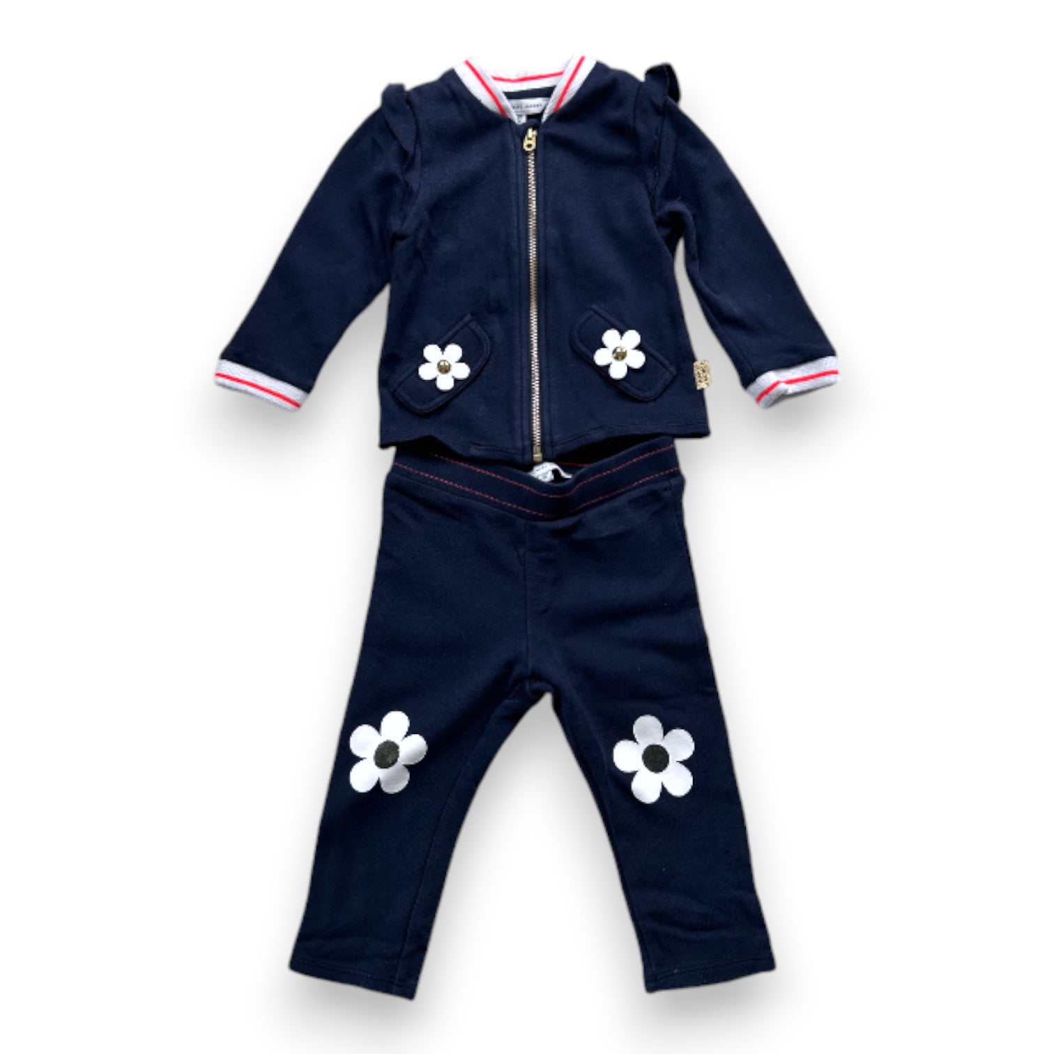 LITTLE MARC JACOBS - Ensemble de jogging bleu marine - 12 mois