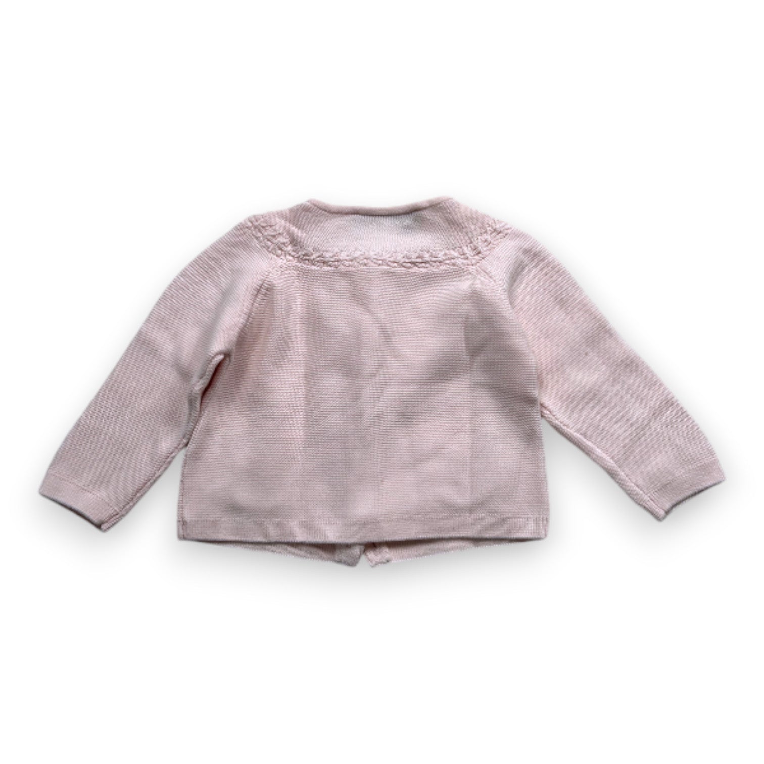 TRATINE & CHOCOLAT - cardigan rose - 6 mois