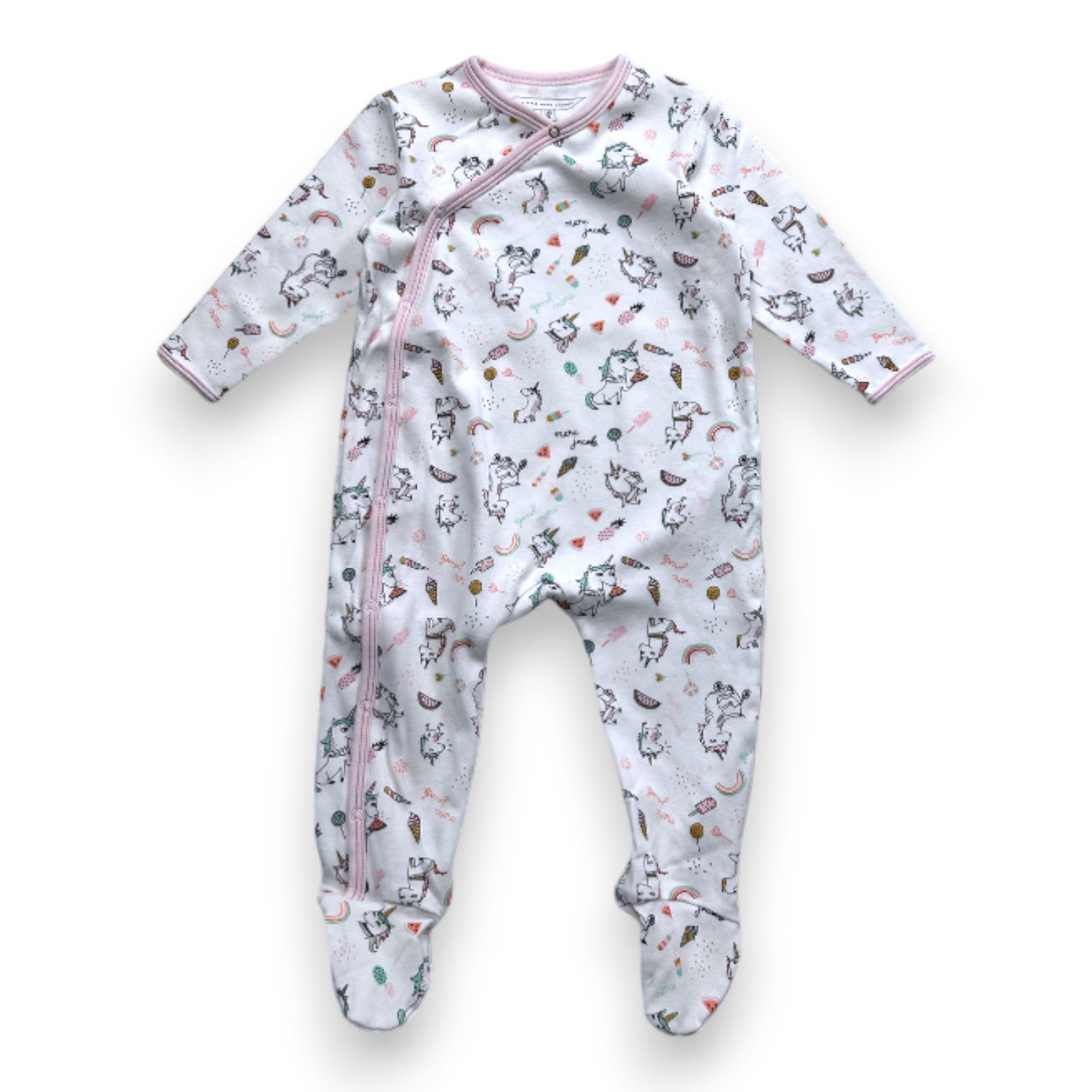 LITTLE MARC JACOBS - Pyjama blanc avec imprimés - 12 mois