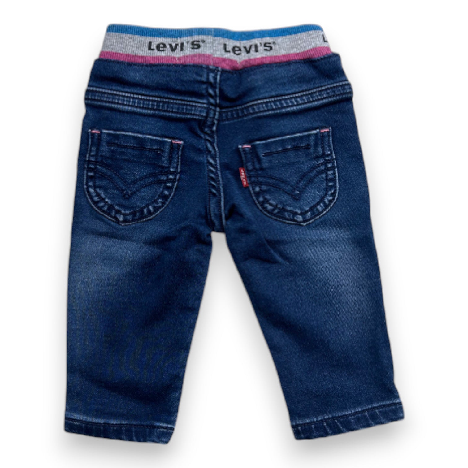 LEVI'S - Pantalon en jean bleu - 3 mois