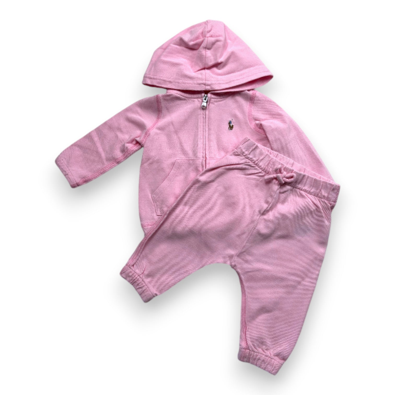 RALPH LAUREN - Ensemble de jogging rose - 6 mois