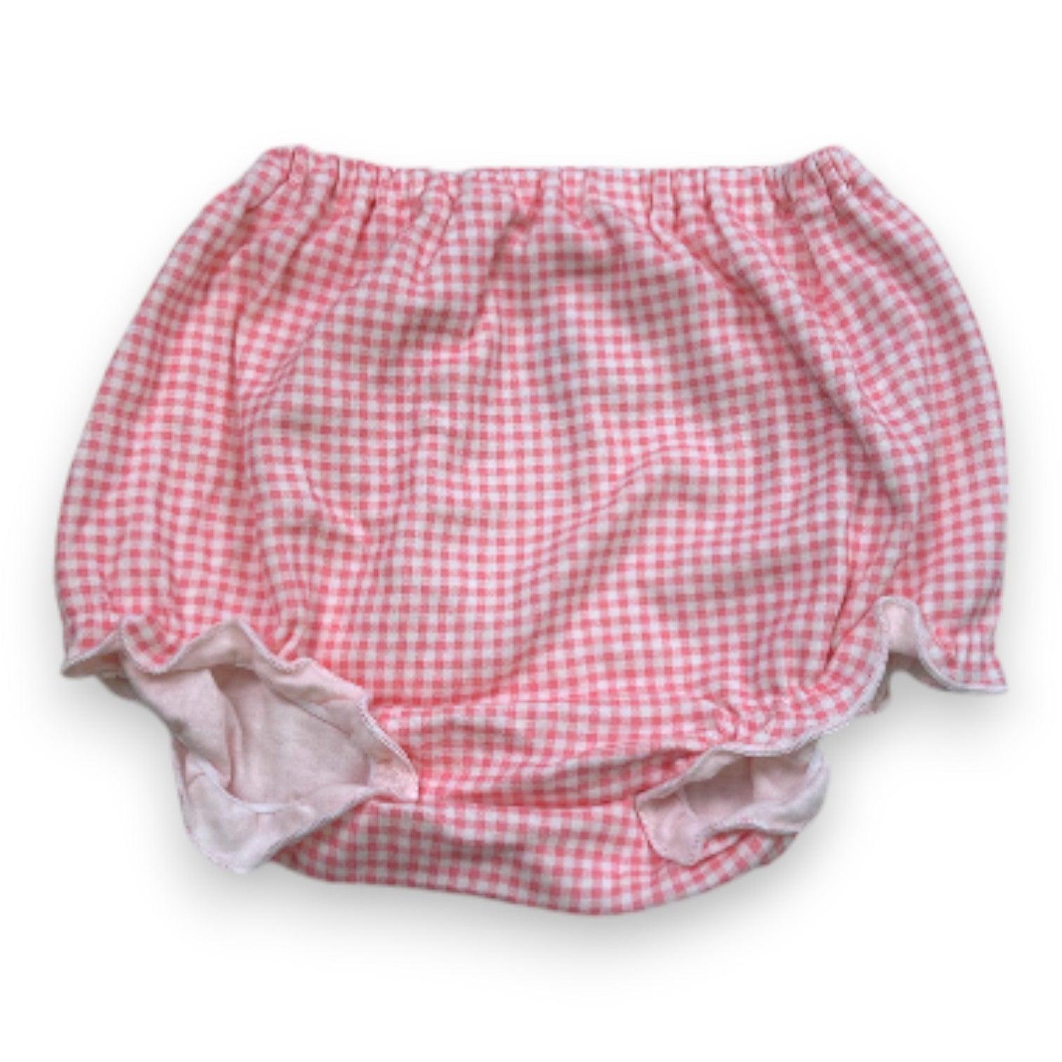 PETIT BATEAU - Bloomer rose vichy - 3 mois