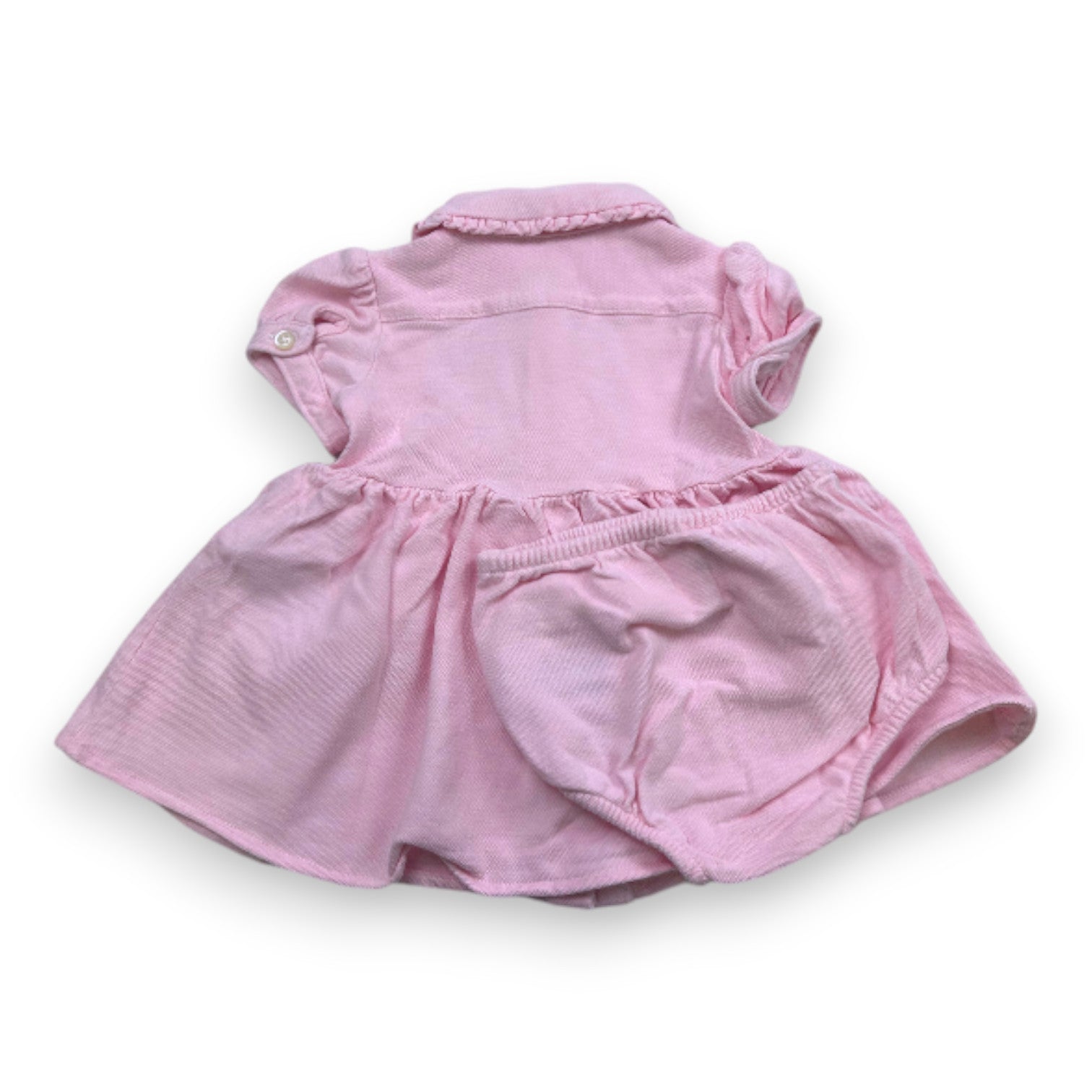 RALPH LAUREN - Ensemble robe et bloomer rose - 3 mois