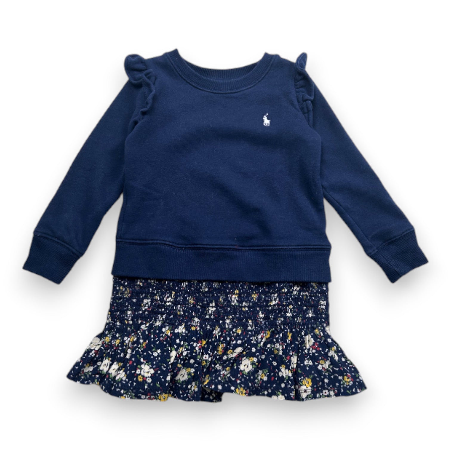 RALPH LAUREN - Robe bleu marine - 3 ans