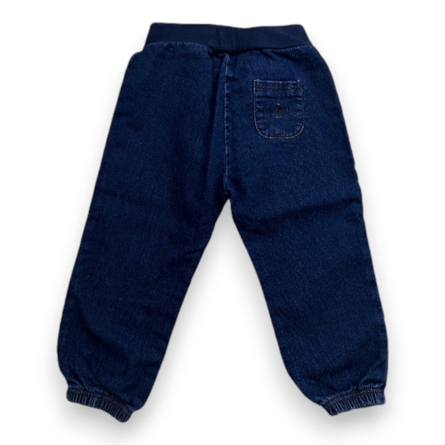 PETIT BATEAU - Jogging effet jean bleu - 2 ans