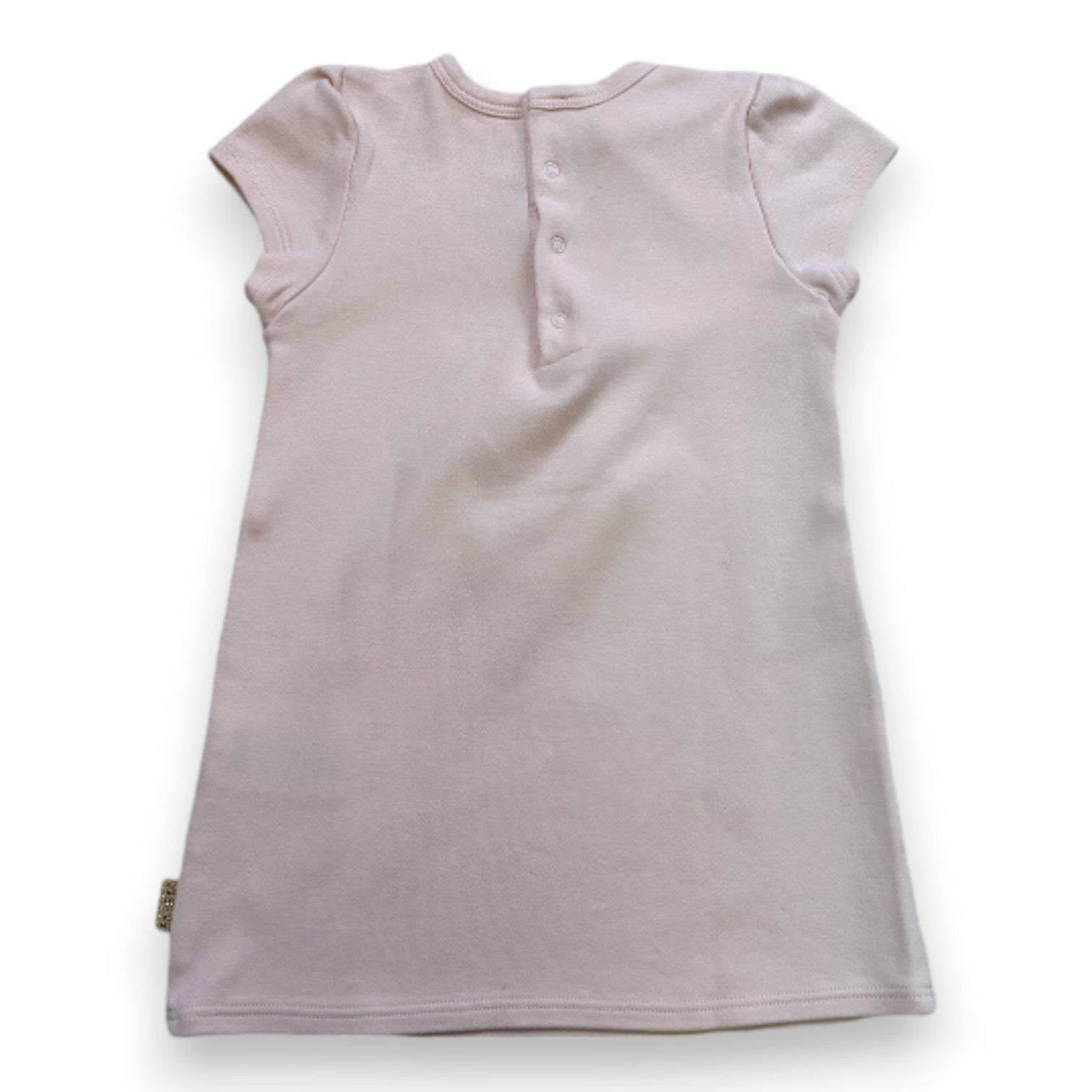 LITTLE MARC JACOBS - Robe rose à manches courtes avec imprimé - 18 mois