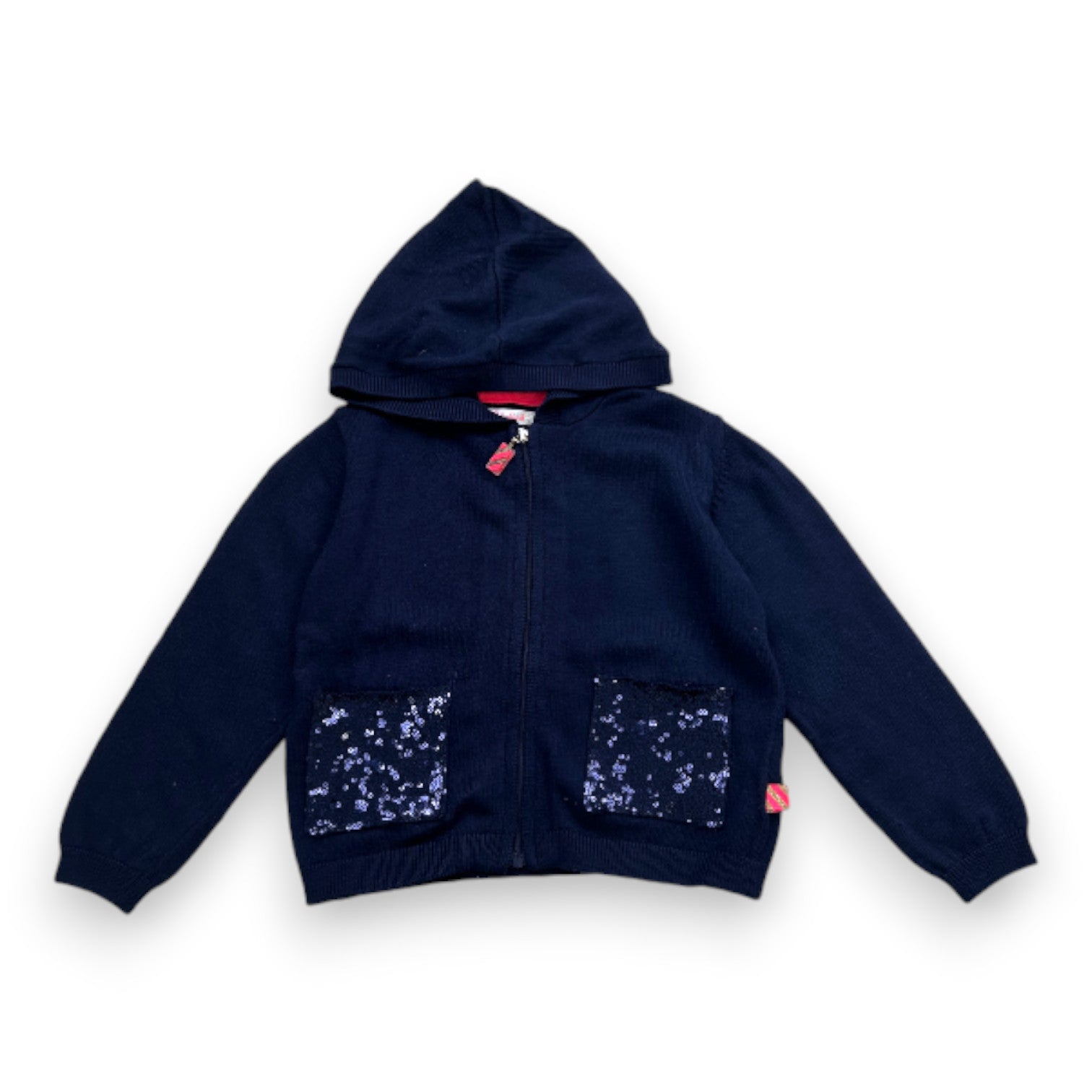 BILLIEBLUSH - Sweat zippé bleu marine - 3 ans