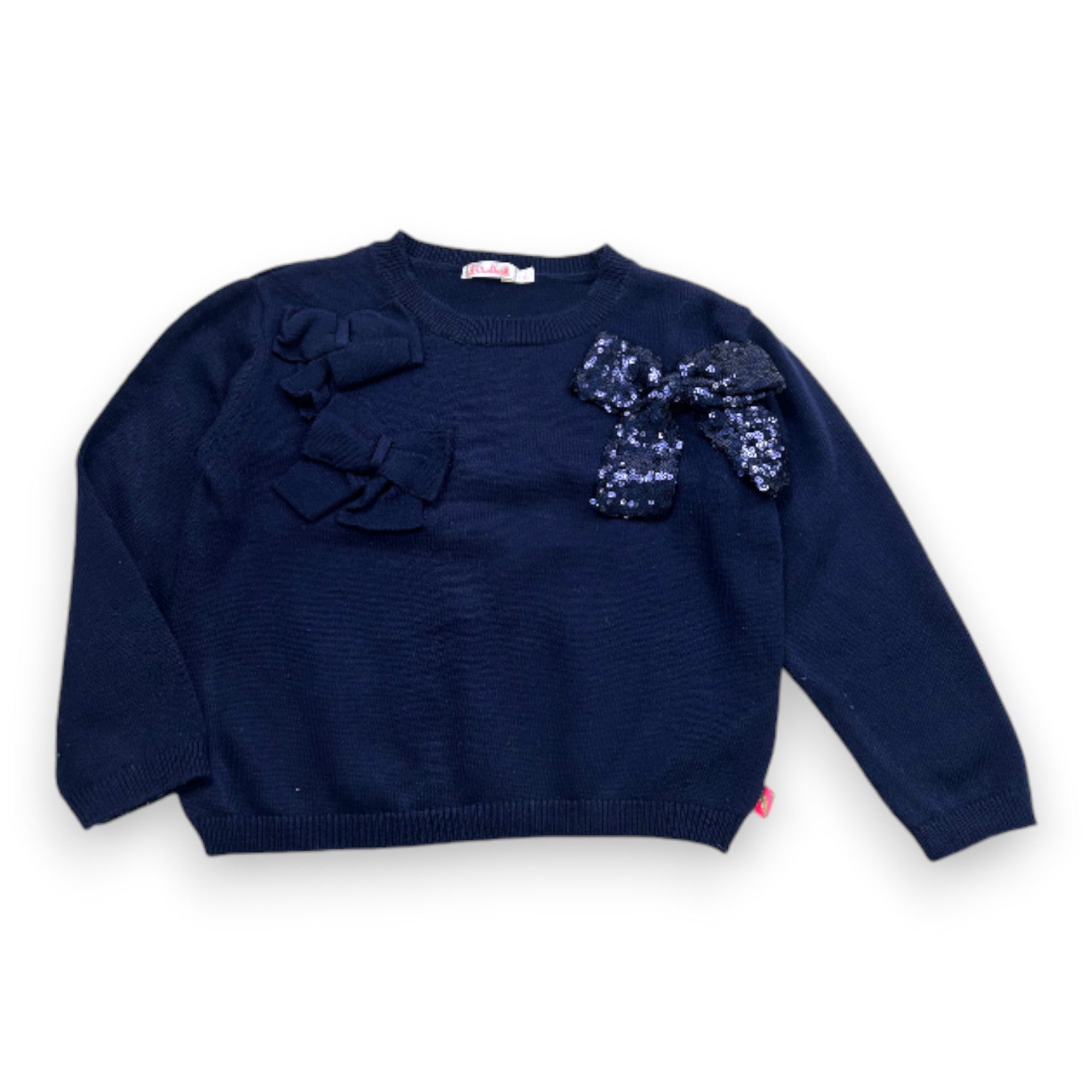 BILLIEBLUSH - Pull bleu avec noeuds - 3 ans