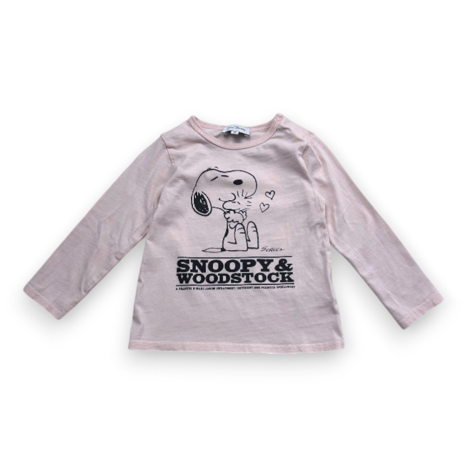 MARC JACOBS - T-shirt à manches longues rose avec imprimé - 2 ans