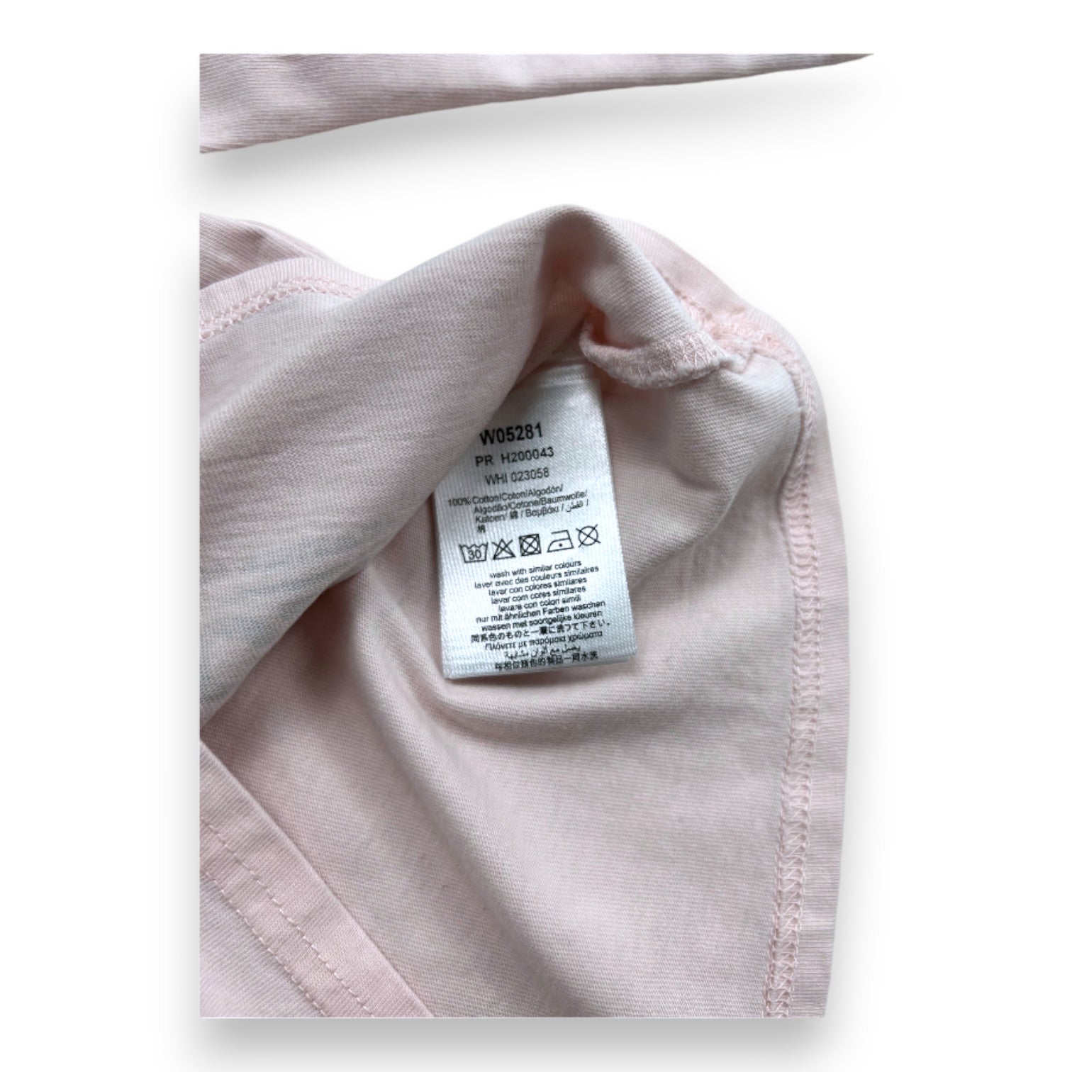 MARC JACOBS - T-shirt à manches longues rose avec imprimé - 2 ans