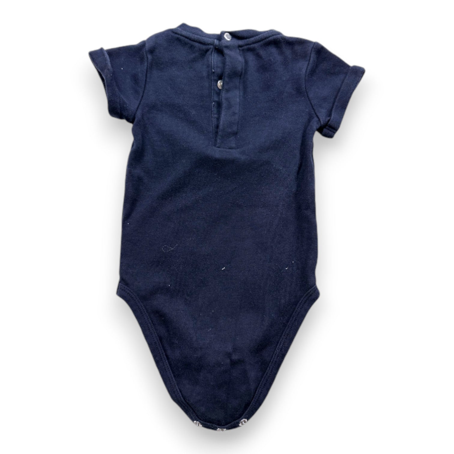 JACADI - Body bleu marine avec imprimé - 12 mois