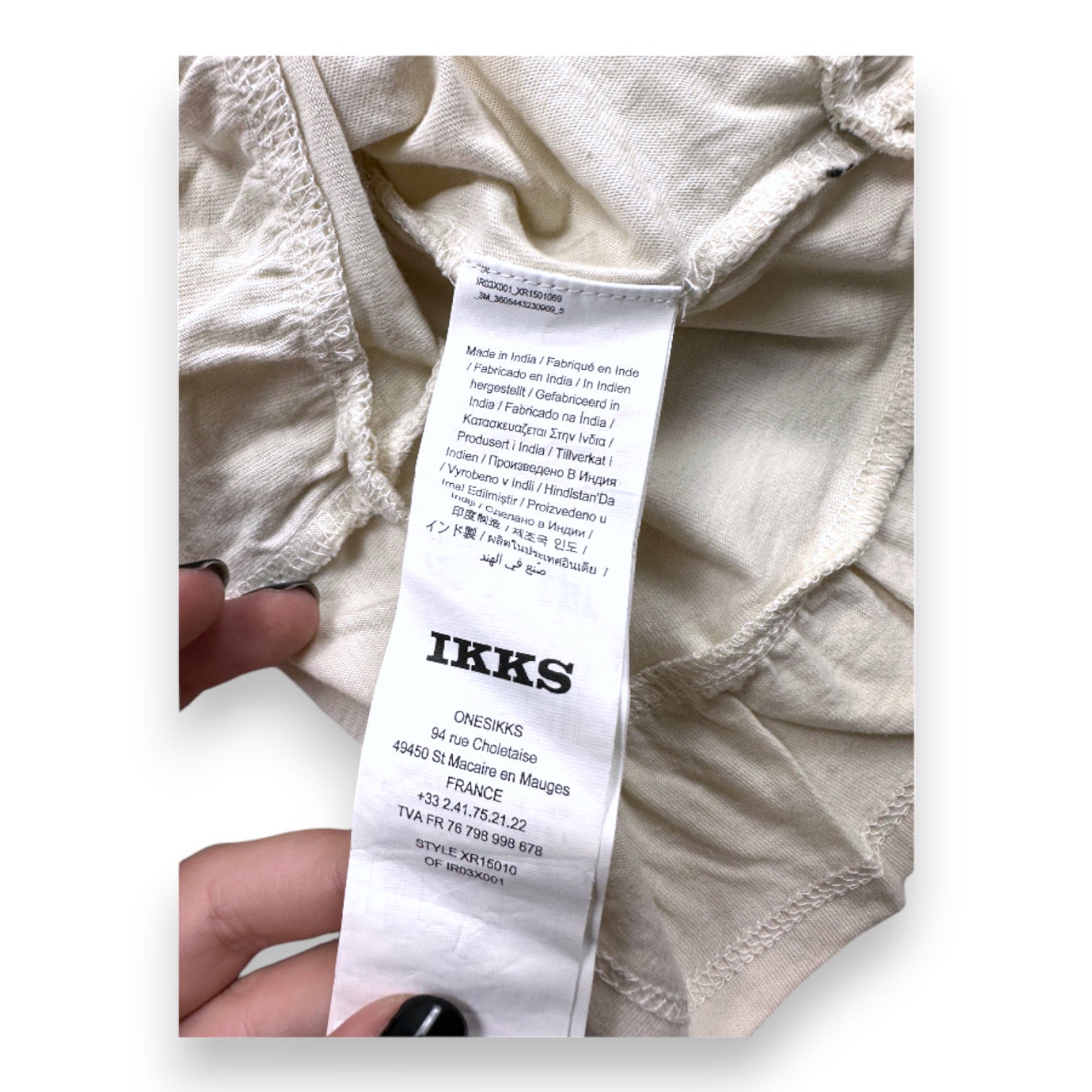 IKKS - T-shirt à manches longues beige - 3 mois