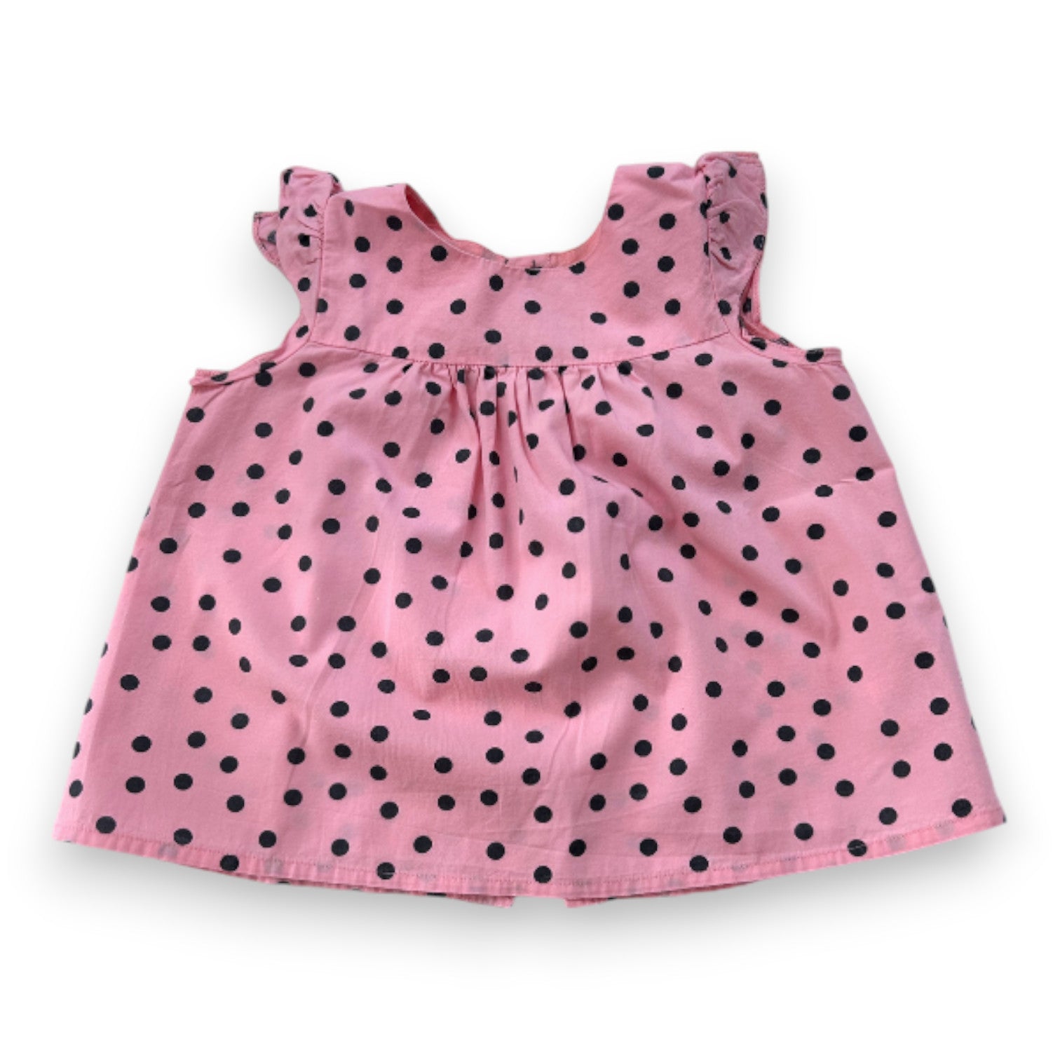 BONPOINT - Robe rose à pois - 18 mois