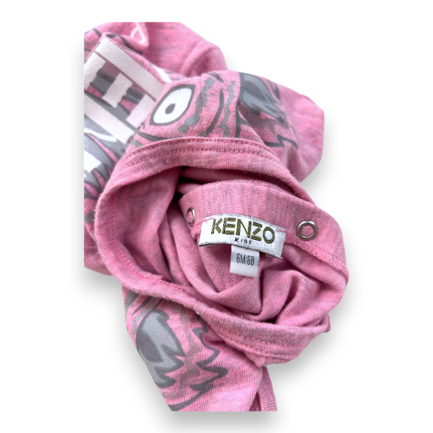 KENZO - Combinaison rose avec imprimé - 6 mois