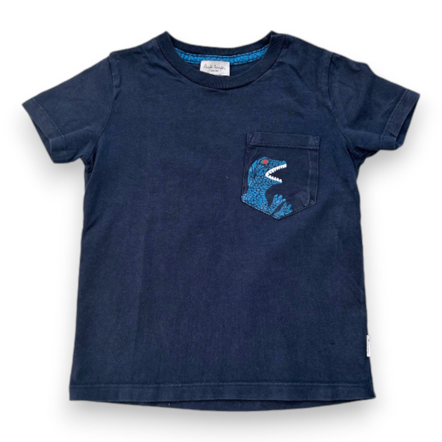 PAUL SMITH - T-shirt bleu marine à manches courtes - 2 ans