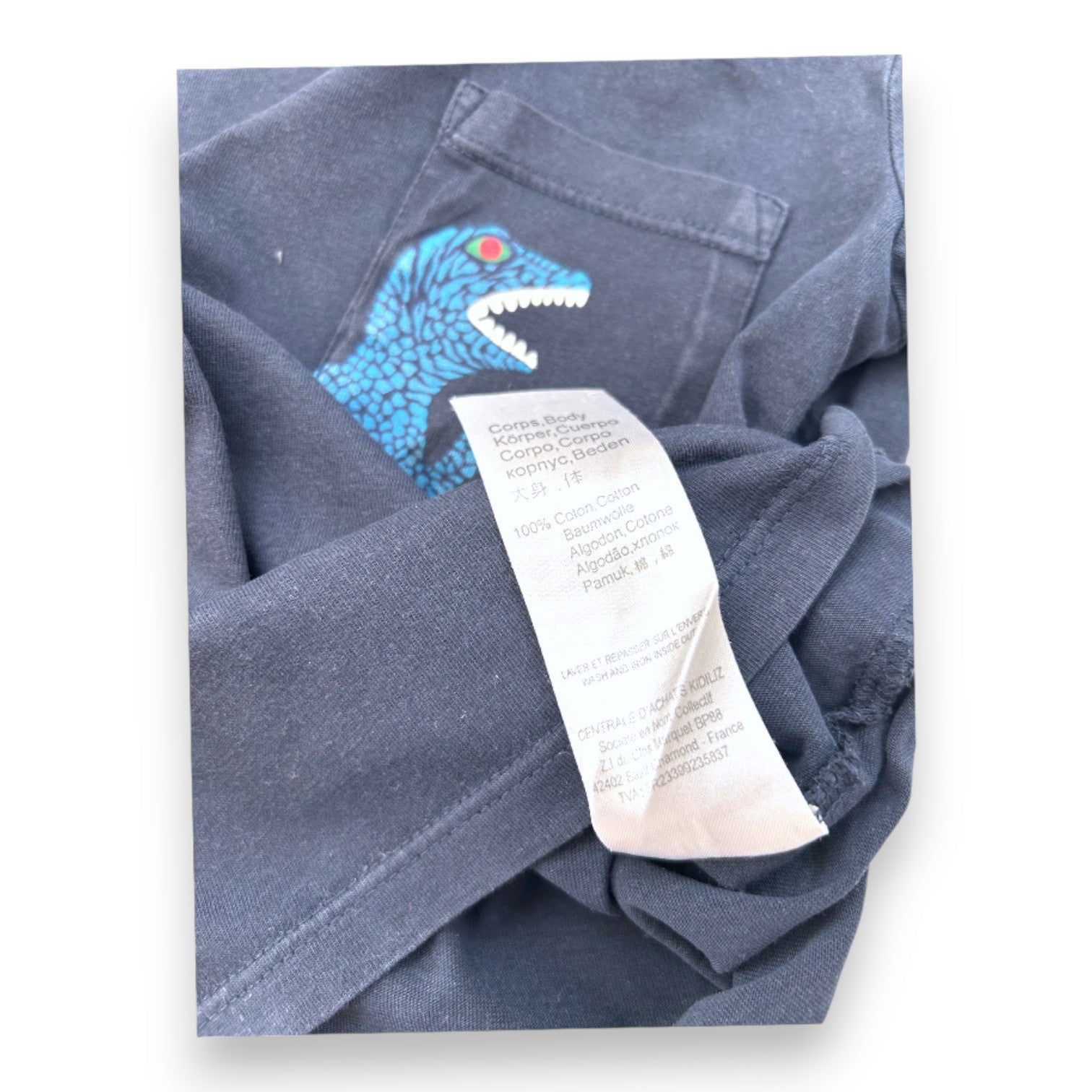 PAUL SMITH - T-shirt bleu marine à manches courtes - 2 ans