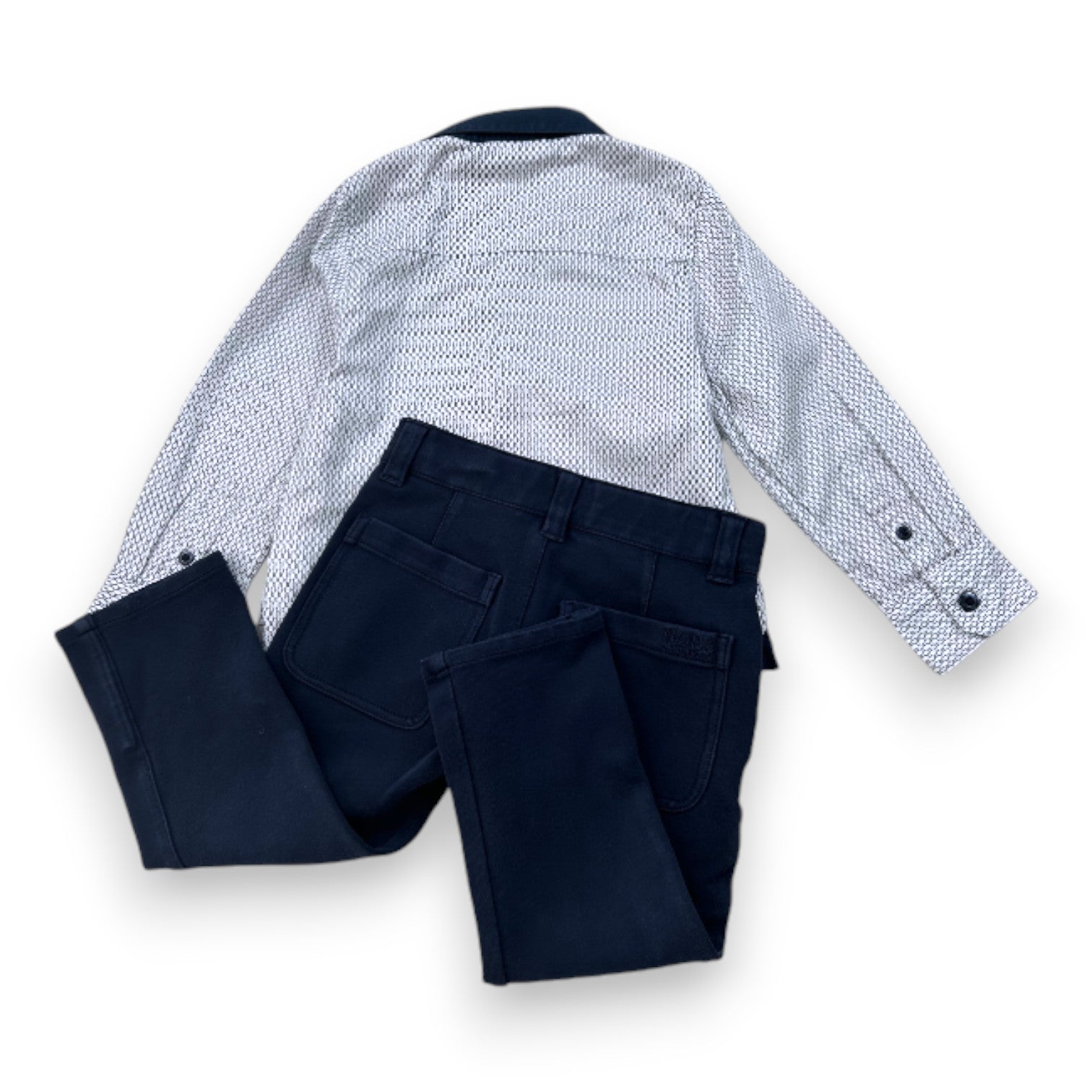 HUGO BOSS - Ensemble chemise et pantalon bleu - 3 ans