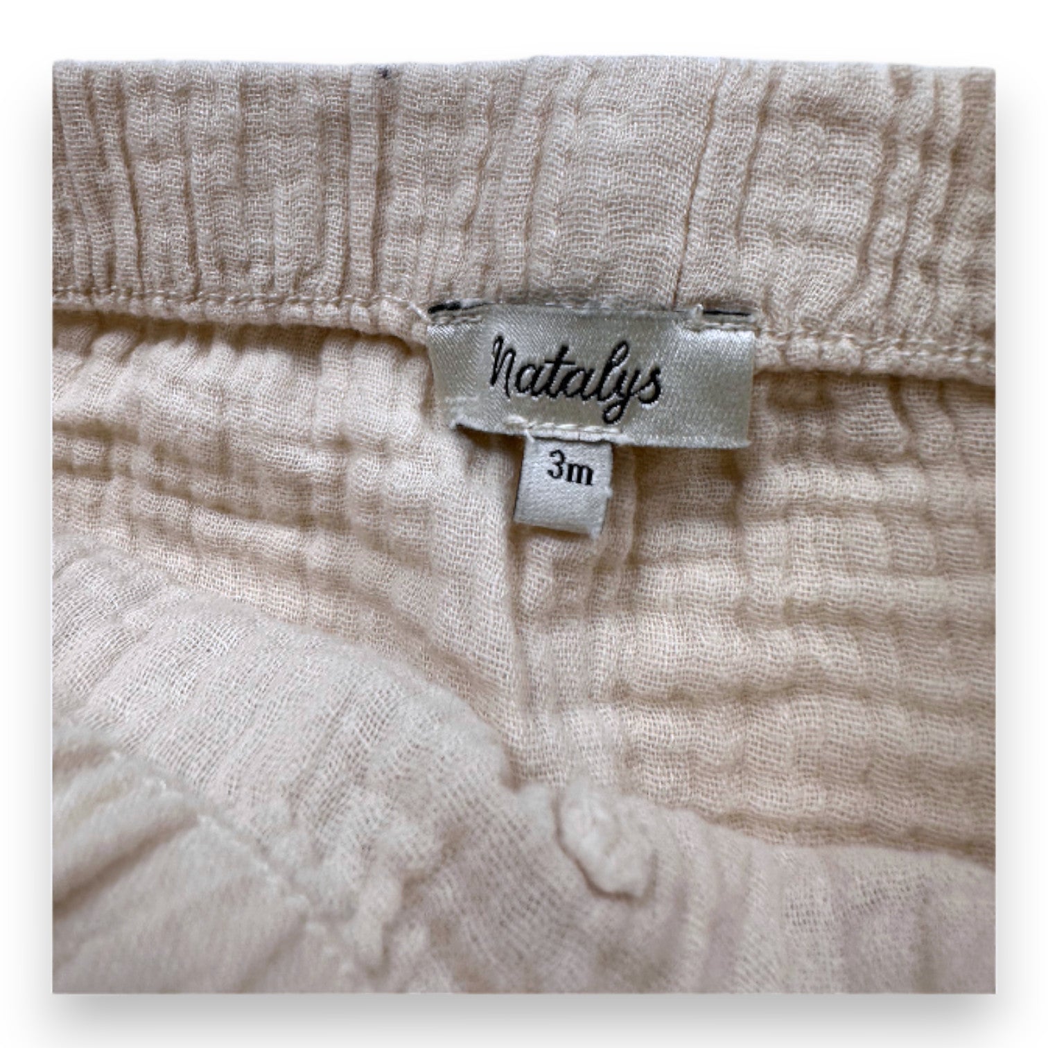 NATALYS - Short beige - 3 mois