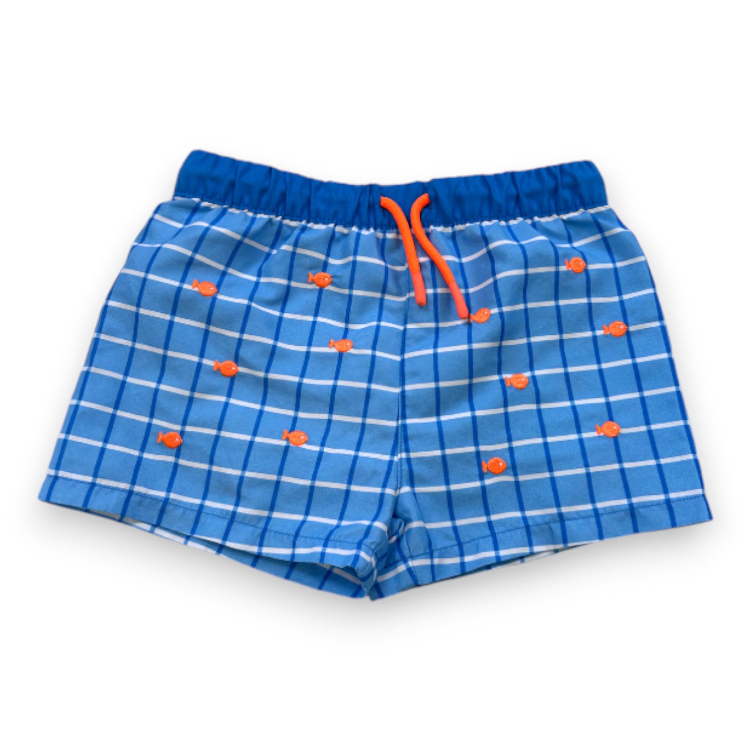 JACADI - Short de bain bleu à motifs - 3 ans