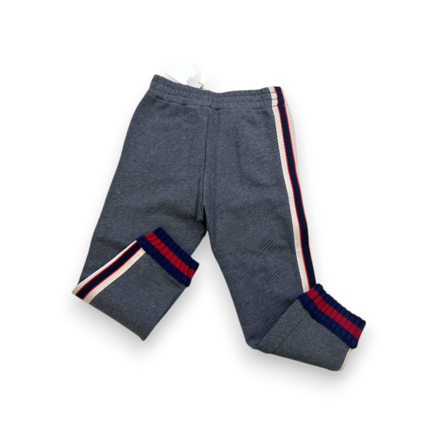 GUCCI - Pantalon gris avec bandes sur le coté neuf - 4 ans